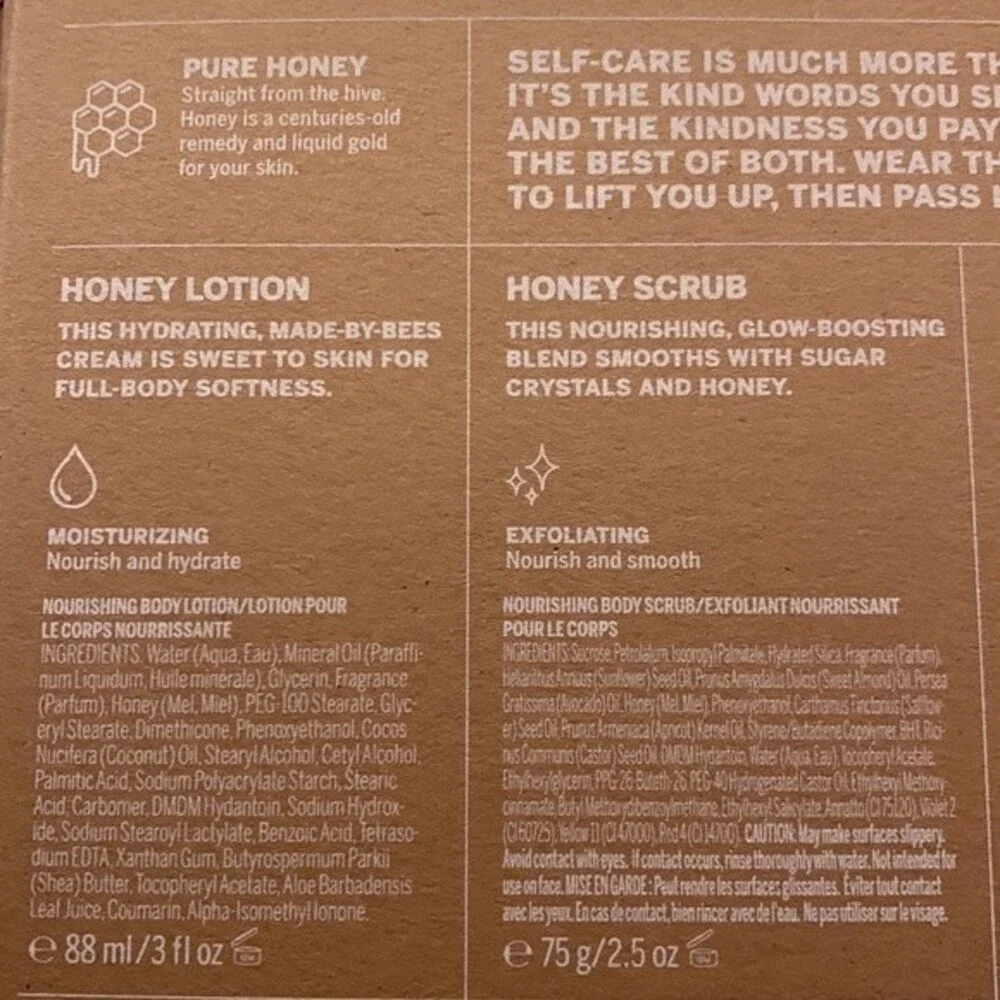 NWT PINK Feel Nourished in Your Skin Set